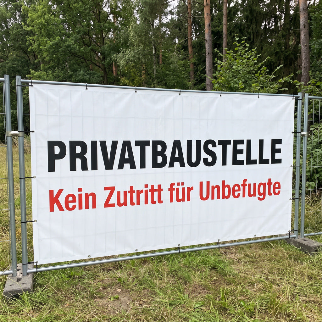 Bauzaunplane