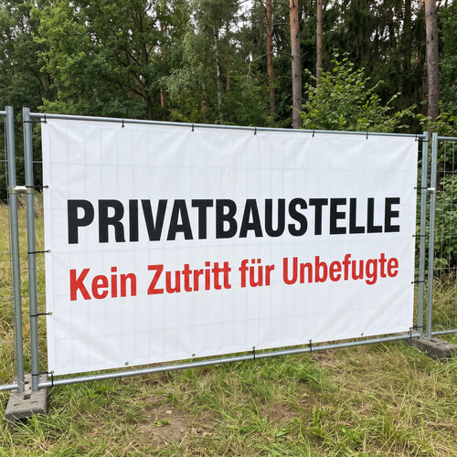 Bauzaunplane