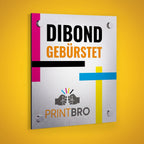 Dibond silber gebürstet