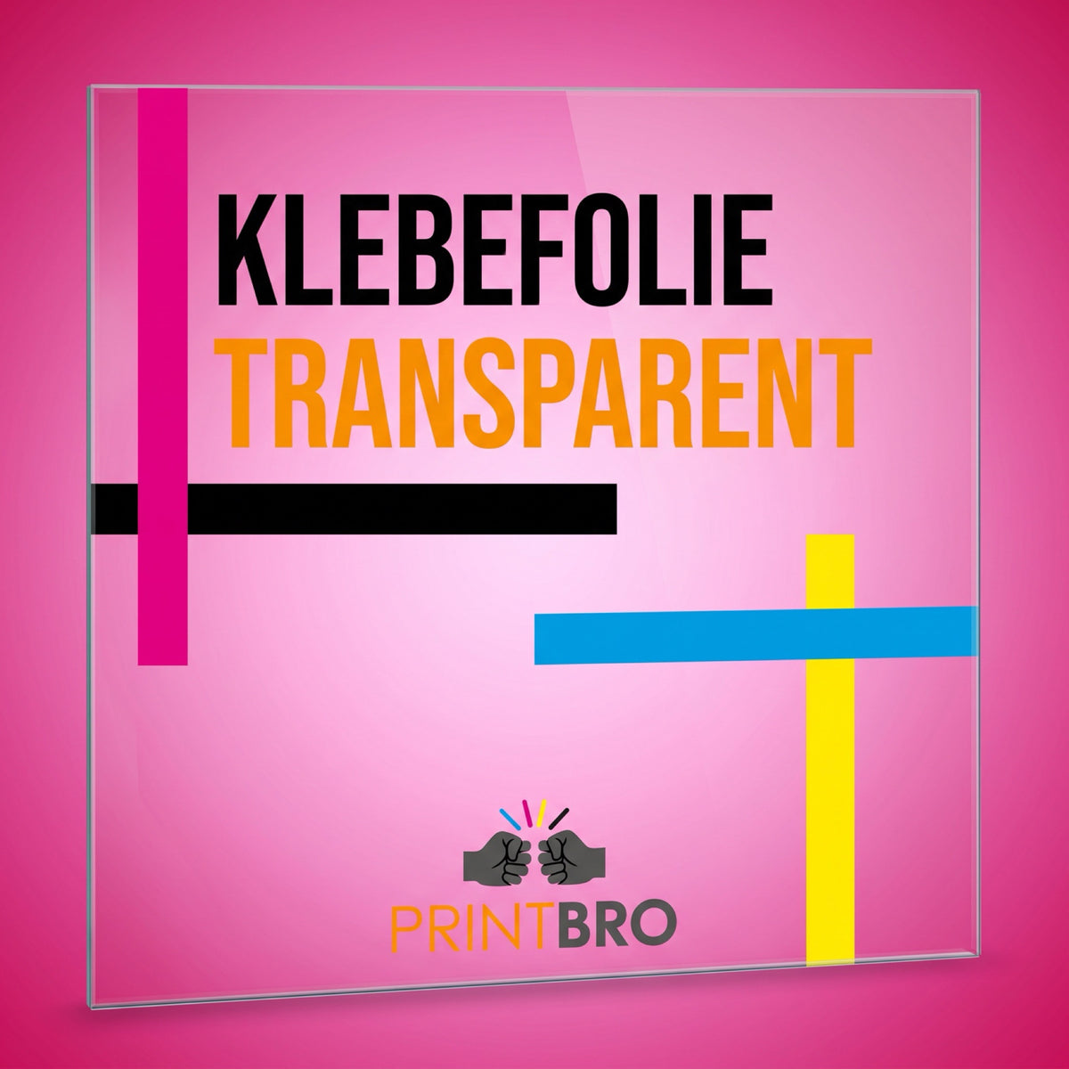 Klebefolie transparent
